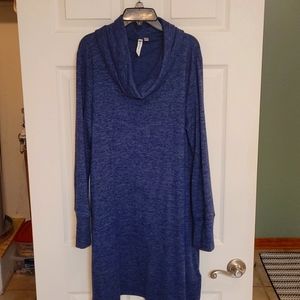 Cable & Gauge Cowl Neck Dress